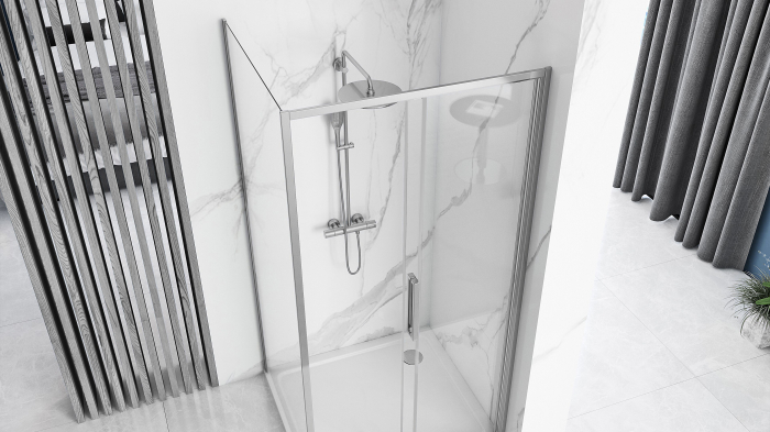 Cabina Rapid Slide Chrome 2, glisanta, crom [4]
