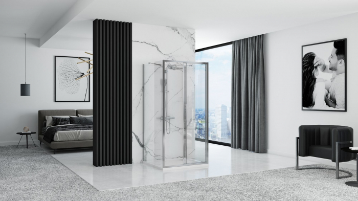 Cabina Rapid Slide Chrome 3, glisanta, crom [3]