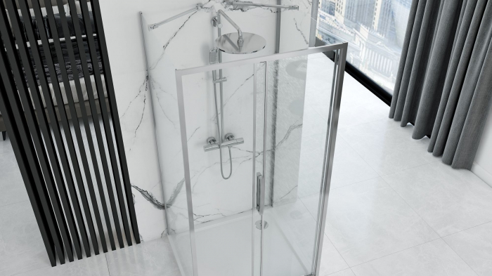 Cabina Rapid Slide Chrome 3, glisanta, crom [2]