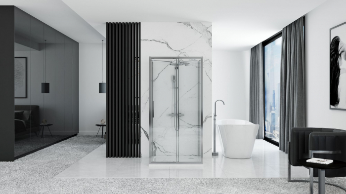 Cabina Rapid Slide Chrome 3, glisanta, crom [4]