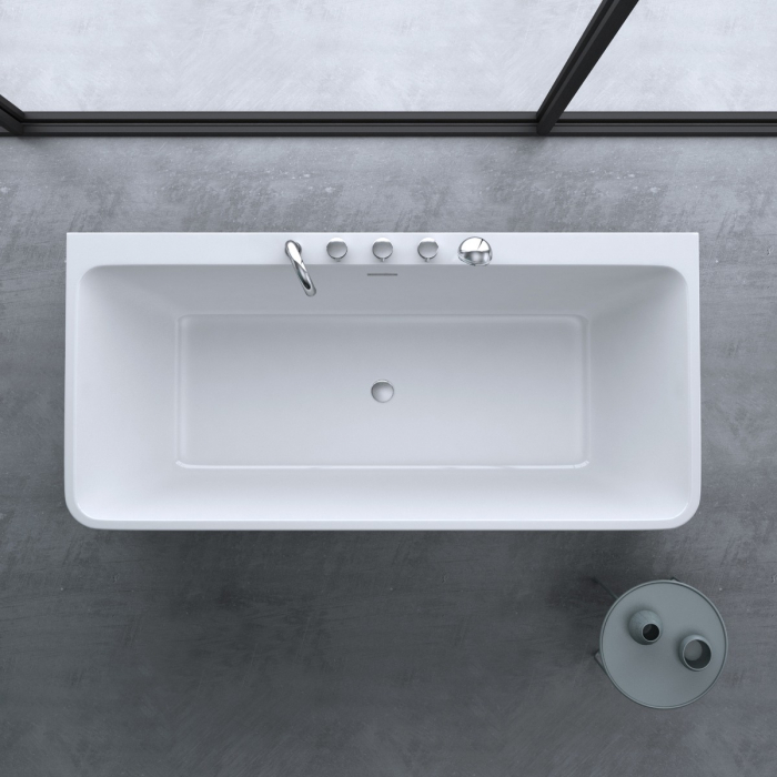 Cadă Astra V601MA, acril, 170-180 cm cu fitinguri, freestanding [6]