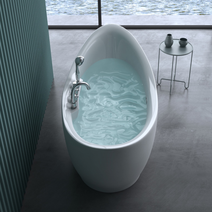 Cadă Astra V603, acril, 180x80 cm, freestanding [6]