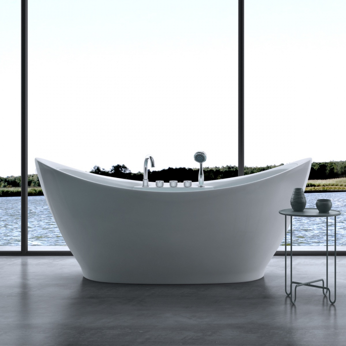 Cadă Astra V603, acril, 180x80 cm, freestanding [2]