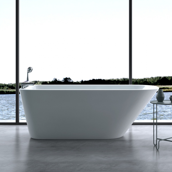 Cadă Astra V604, acril, 170x78x60 cm, freestanding, inclusiv sifon și preaplin, racorduri DIN [5]