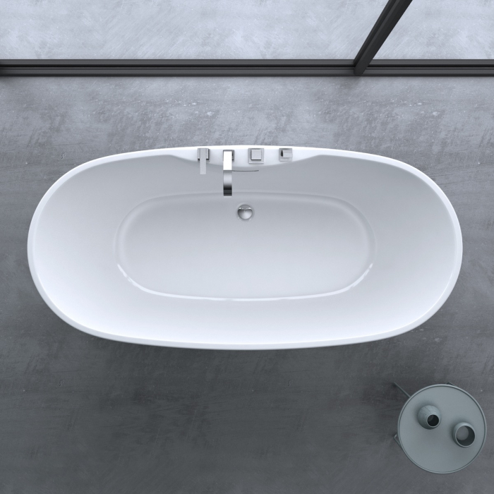 Cadă Astra V605, acril, 170x80 cm, freestanding [6]