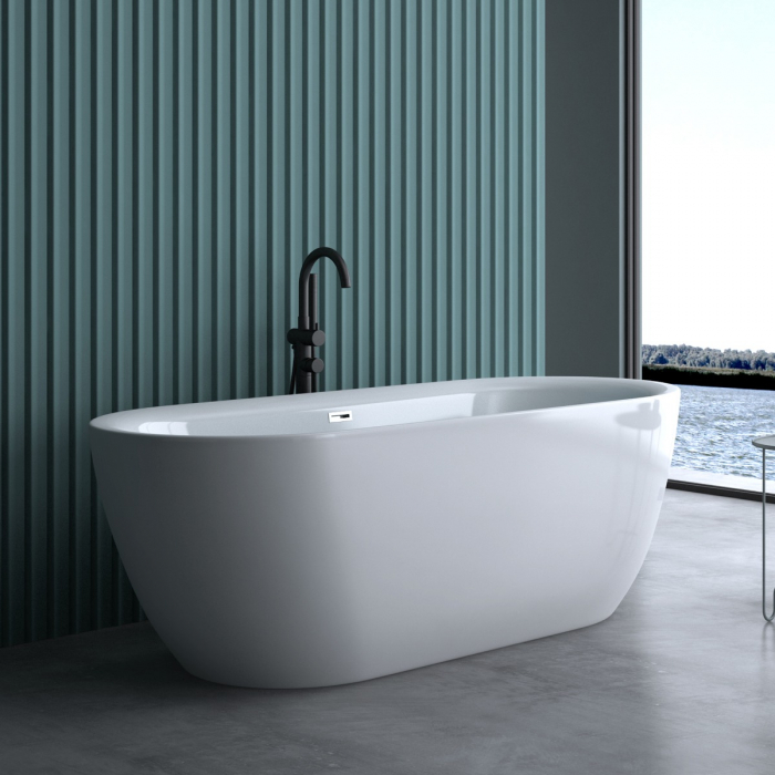 Cadă ovală Astra V507, acril, 180x79 cm, freestanding [2]
