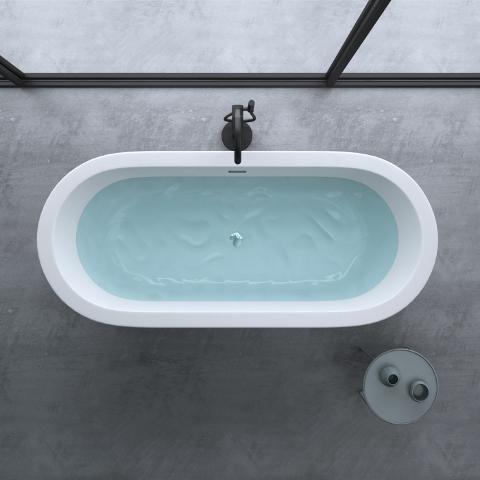 Cadă ovală Astra V511, acril, 180x80 cm, freestanding [6]