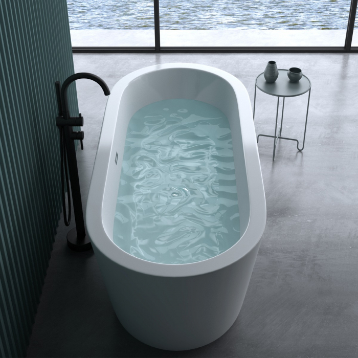 Cadă ovală Astra V511, acril, 180x80 cm, freestanding [4]