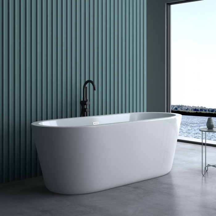 Cadă ovală Astra V511, acril, 180x80 cm, freestanding [2]