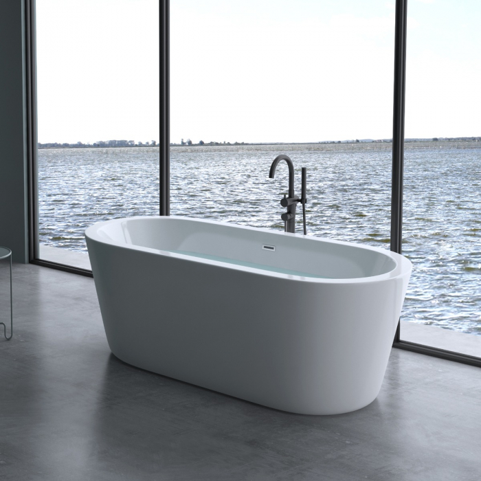 Cadă ovală Astra V511, acril, 180x80 cm, freestanding [3]