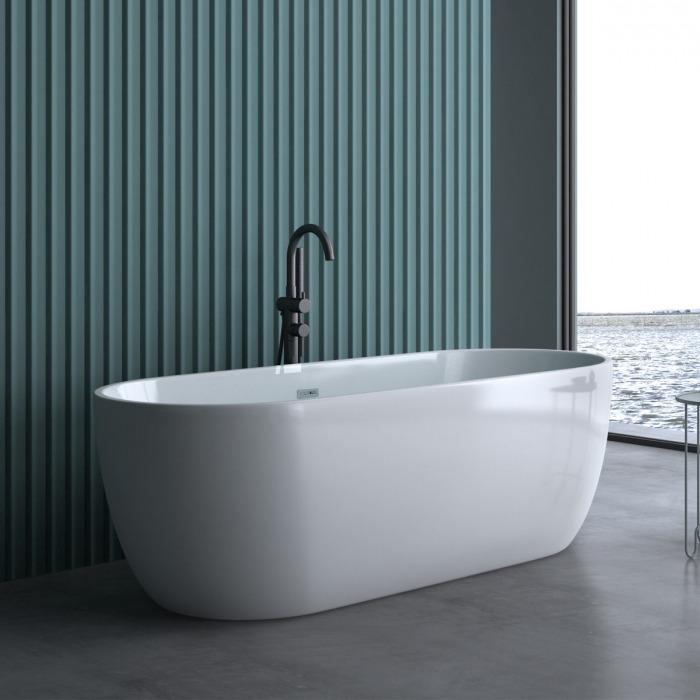 Cadă ovală Astra V518, acril, 170x78 cm, freestanding [2]