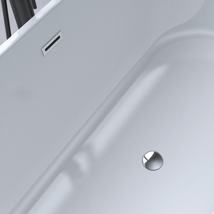 Cadă ovală Astra V518, acril, 170x78 cm, freestanding [8]