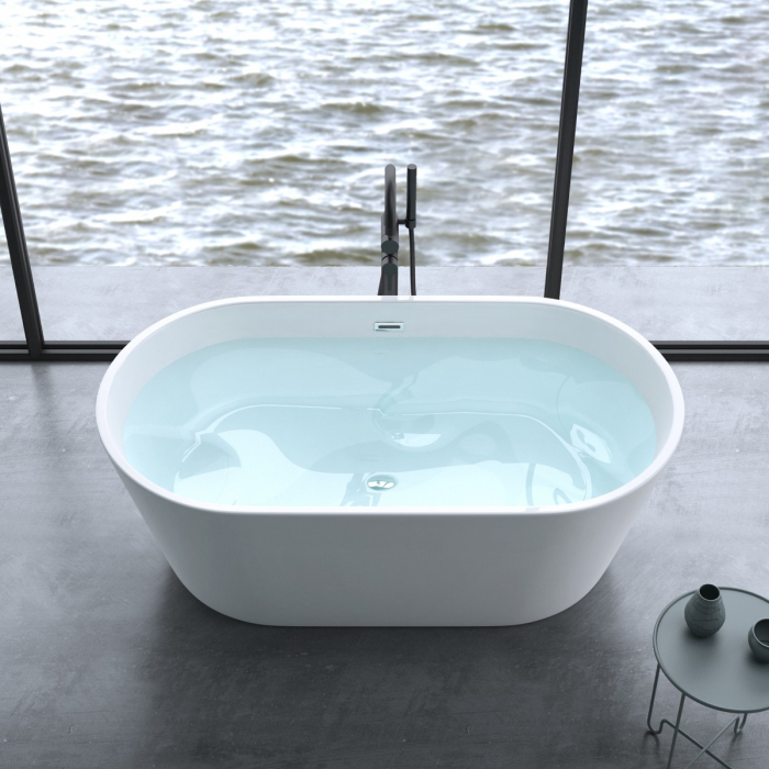 Cadă ovală Astra V520, acril, 150x79 cm, freestanding [3]