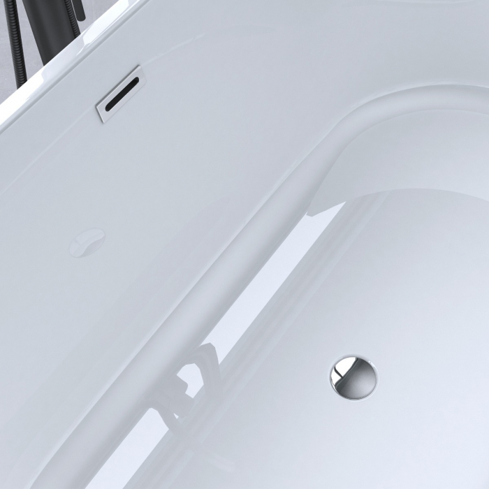 Cadă ovală Astra V520, acril, 150x79 cm, freestanding [7]