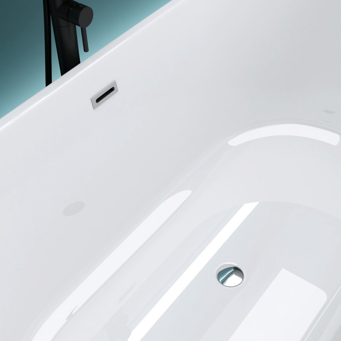 Cadă ovală Astra V520, acril, 150x79 cm, freestanding [8]