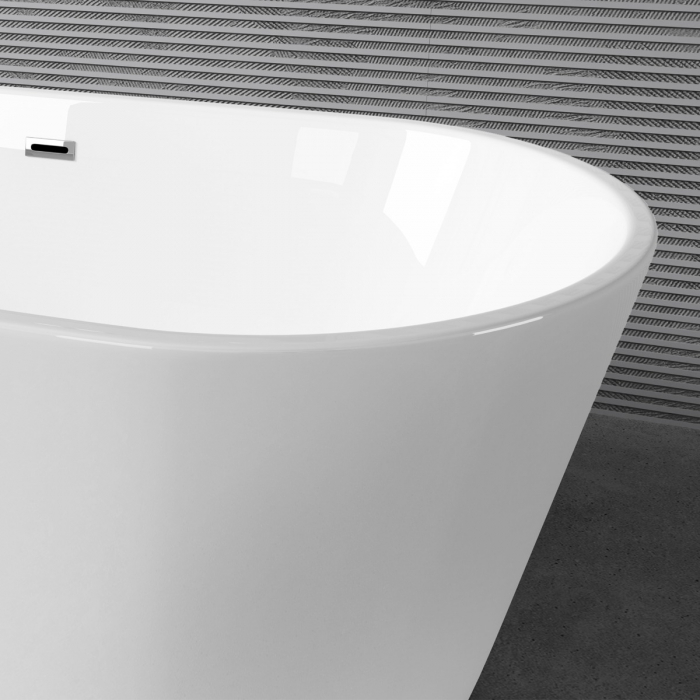Cadă ovală Astra V520,  acril, 170x79 cm, freestanding [5]