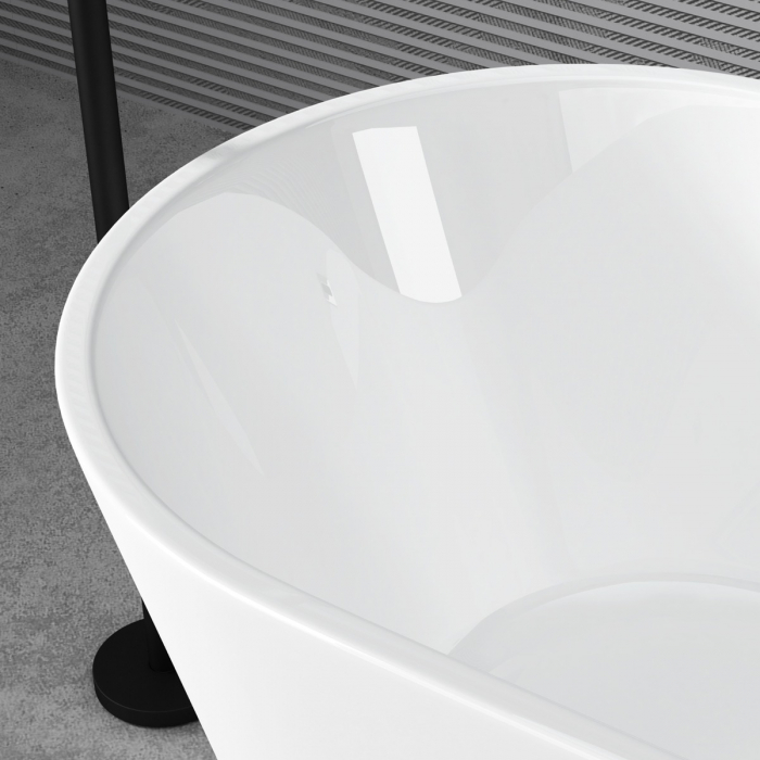 Cadă ovală Astra V520,  acril, 170x79 cm, freestanding [6]