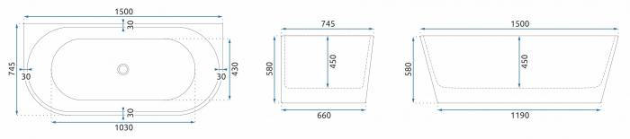 Cadă Olimpia, acril, 150-170 cm [7]
