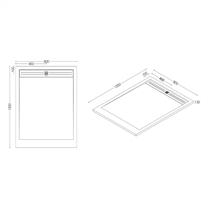 Cadita dus Astra Elite, compozit, inaltime 3 cm, dreptunghiular, verde [5]