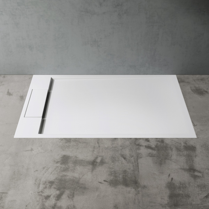 Cadita dus Astra G04W, compozit, inaltime 4 cm, dreptunghiular, alb sau negru, diverse dimensiuni [6]