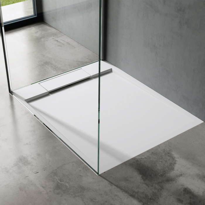 Cadita dus Astra G04W, compozit, inaltime 4 cm, dreptunghiular, alb sau negru, diverse dimensiuni [1]