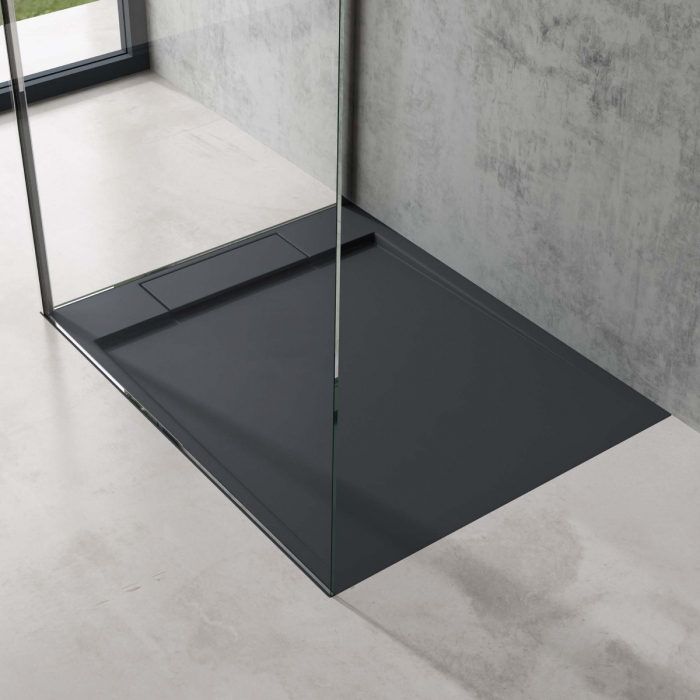 Cadita dus Astra G04W, compozit, inaltime 4 cm, dreptunghiular, alb sau negru, diverse dimensiuni [2]