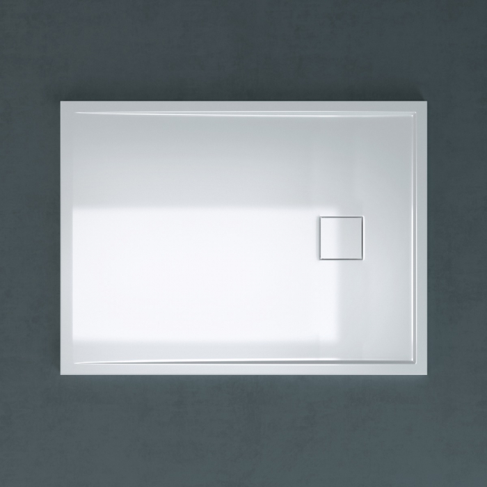 Cadita dus Astra G08, compozit, inaltime 5 cm, dreptunghiular, alb, diverse dimensiuni [4]