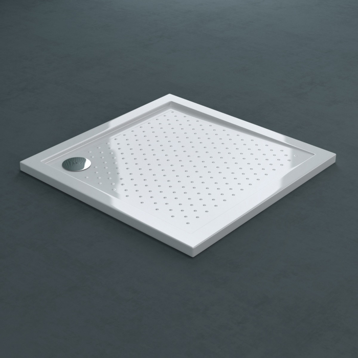 Cadita dus Astra Lucia, acril, inaltime 4 cm, dreptunghiular sau patrat, alb, diverse dimensiuni [6]