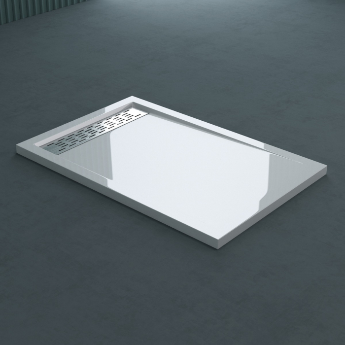 Cadita dus Astra X04, acril, inaltime 5 cm, dreptunghiular, alb, diverse dimensiuni [2]