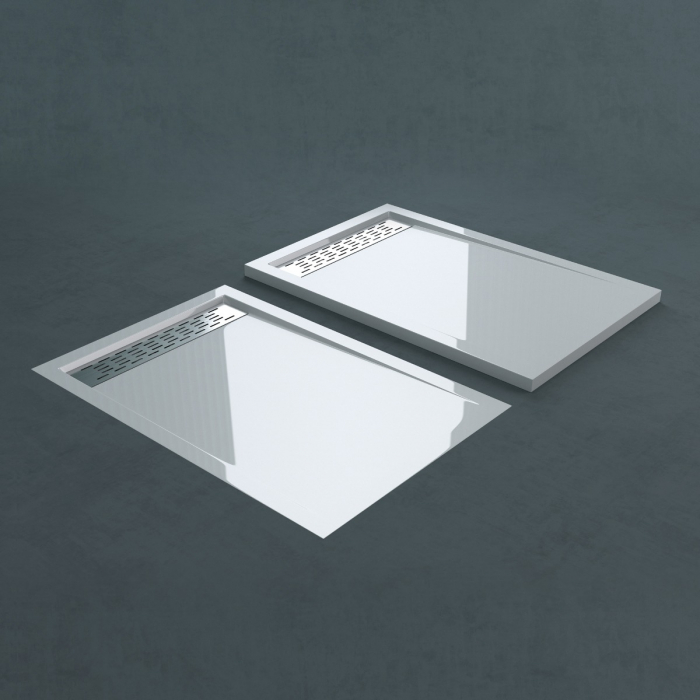 Cadita dus Astra X04, acril, inaltime 5 cm, dreptunghiular, alb, diverse dimensiuni [7]