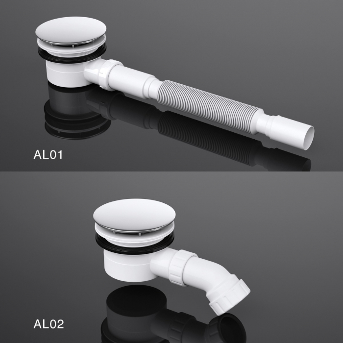 Cadita dus Astra X04, acril, inaltime 5 cm, dreptunghiular, alb, diverse dimensiuni [8]