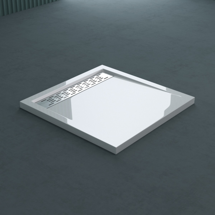 Cadita dus Astra X04W, acril, inaltime 5 cm, dreptunghiular, alb, diverse dimensiuni [4]