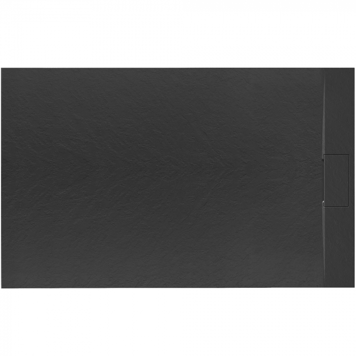 Cadita dus Bazalt Black, 80x100 cm, inaltime 2.5 cm, compozit, negru [1]