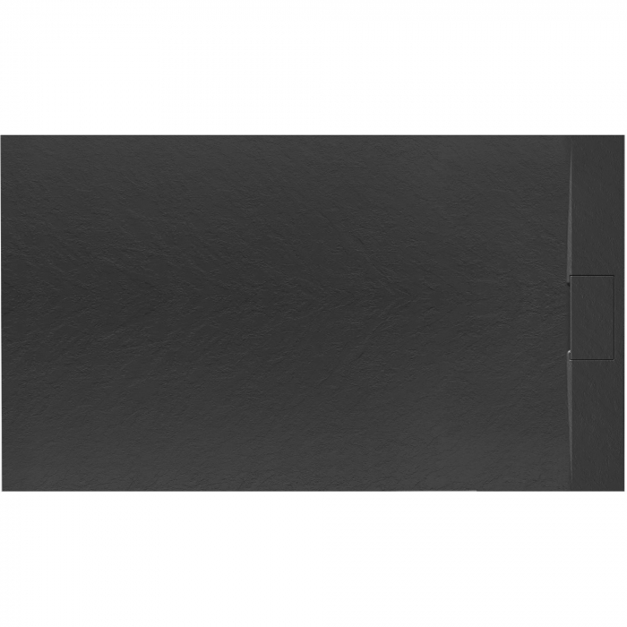 Cadita dus Bazalt Black, 80x120 cm, inaltime 2.5 cm, compozit, negru [1]