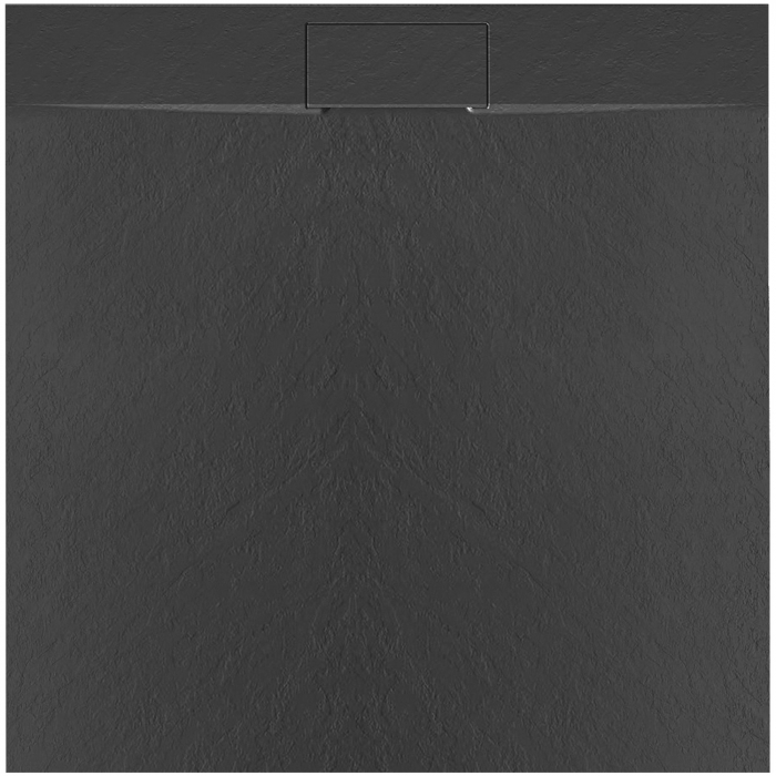 Cadita dus Bazalt Black, 90x90 cm, inaltime 2.5 cm, compozit, negru [1]
