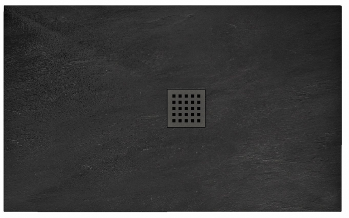 Cadita dus Black Rock, 90x120 cm, inaltime 3.5 cm, acril, negru [1]