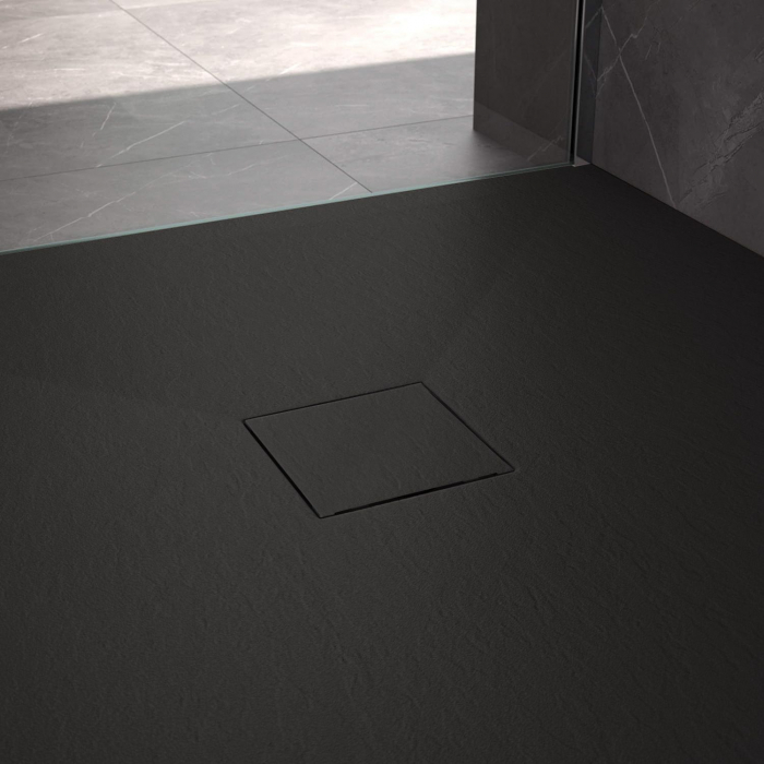 Cadita dus Magnum Black, 80x100 cm, inaltime 2.5 cm, compozit, negru [3]