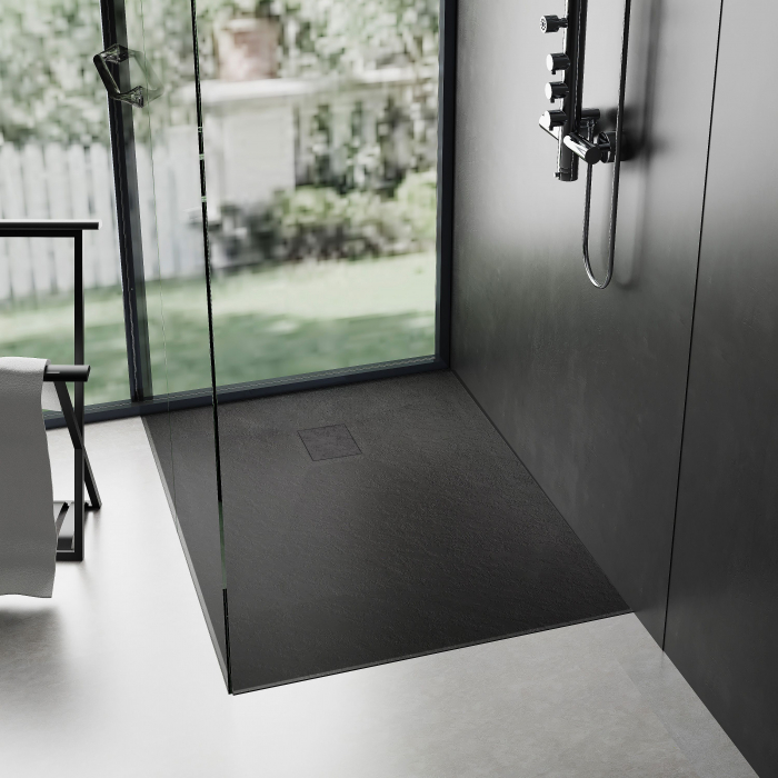 Cadita dus Magnum Black, 80x100 cm, inaltime 2.5 cm, compozit, negru [5]