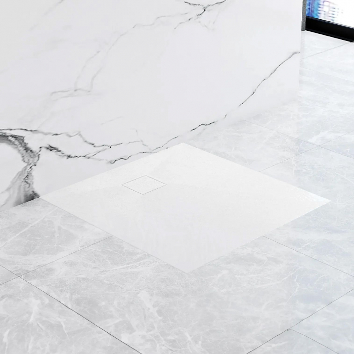 Cadita dus Magnum White, 80x80 cm, inaltime 2,5 cm, compozit, alb [4]