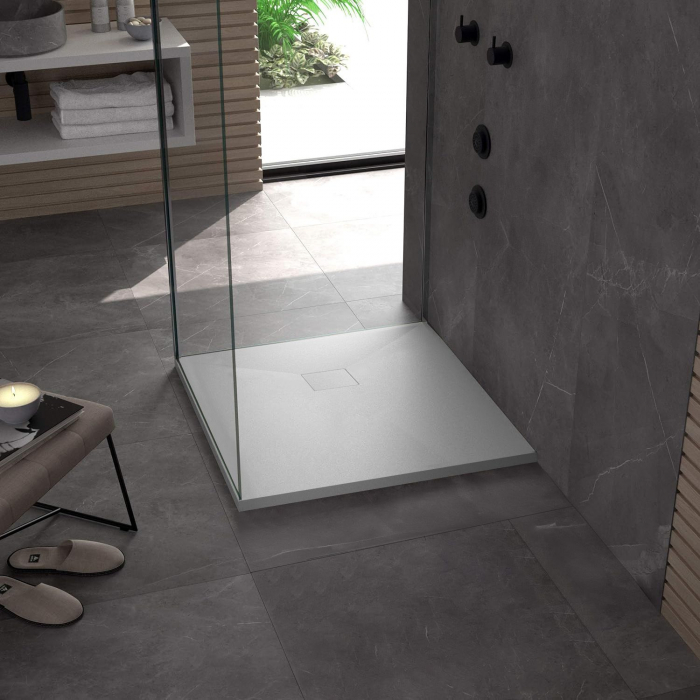 Cadita dus Magnum White, 80x80 cm, inaltime 2,5 cm, compozit, alb [3]