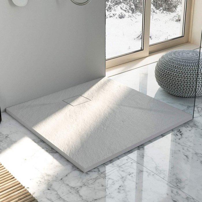 Cadita dus Magnum White, 80x80 cm, inaltime 2,5 cm, compozit, alb [2]