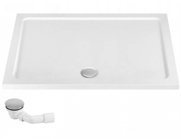 Cadita dus Savoy White, 80x100 cm, inaltime 6 cm, acril, alb [1]