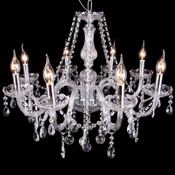 Candelabru cu lampă de cristal 300 750 [3]