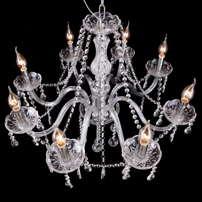 Candelabru cu lampă de cristal 300 750 [9]