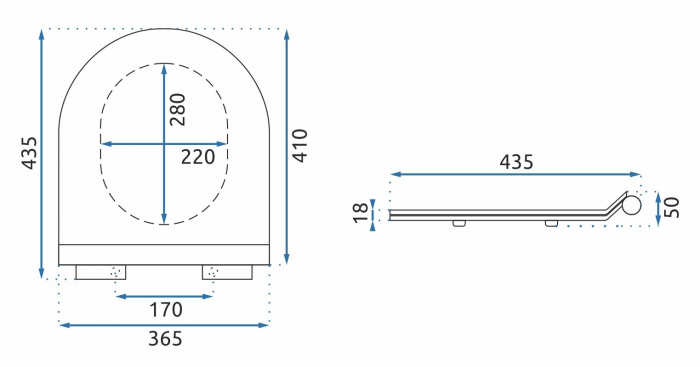 capac CARLO GRANIT MATT DUROPLAST SLIM [6]