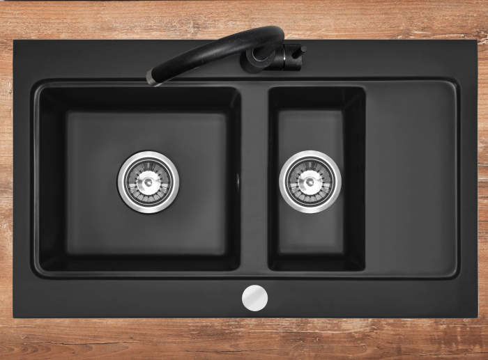 Chiuveta bucatarie Granit Fox black [5]