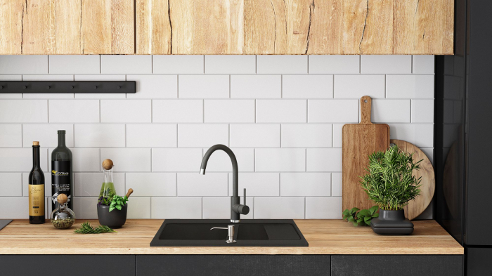 Chiuveta bucatarie Granit Fox black [4]