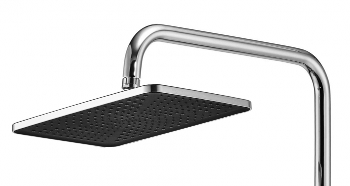 Coloana de dus cu termostat Rob Chrome, anti calcar, crom, montaj pe perete [6]
