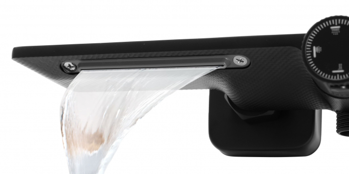 Coloana de dus Helix Black, anti calcar, negru, montaj pe perete [5]