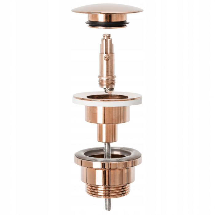 Dop pentru lavoar universal clic-clac ROSE Gold [2]